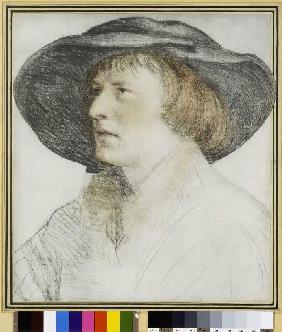 Der Mann mit dem Schlapphut. um 1528