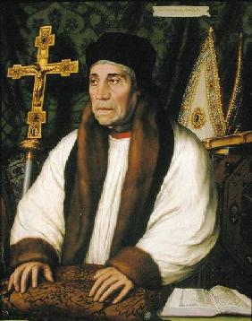 Portrait of William Warham (1450-1532) Archbishop of Canterbury 1527