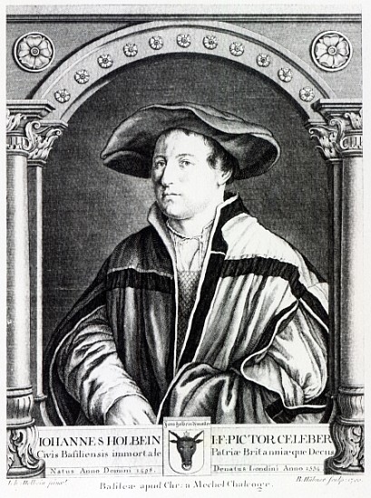 Hans Holbein the Younger; engraved by Bartholomaus Huebner von Hans Holbein d.J. (Werkstatt)