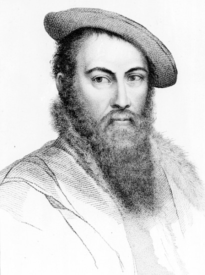 Sir Thomas Wyatt von Hans Holbein d.J. (Werkstatt)