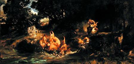 The Mermaids and the Tiger von Hans Makart