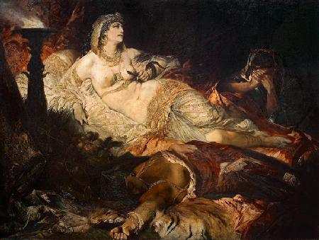 Der Tod der Kleopatra 1875
