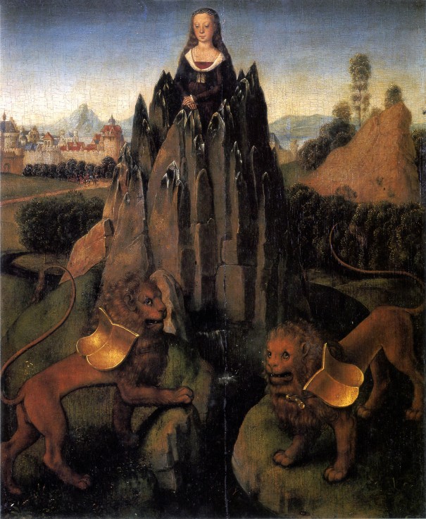 Allegorie der Keuschheit von Hans Memling