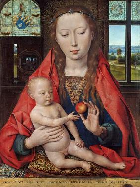 Madonna and Child, from The Diptych of Maerten van Nieuwenhove