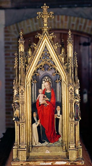 Virgin and Child, reverse of the Reliquary of St. Ursula von Hans Memling