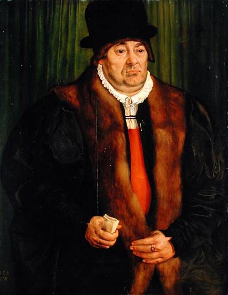 Portrait of a Munich Aristocrat von Hans Muelich or Mielich
