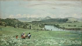 Am Rhein bei Säckingen 1873