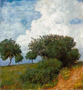 Landschaft mit Wolke 1893