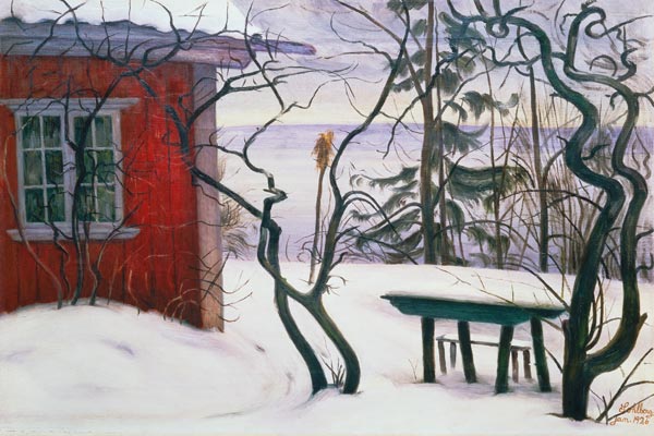 Winter in Hvalsbakken von Harald Sohlberg