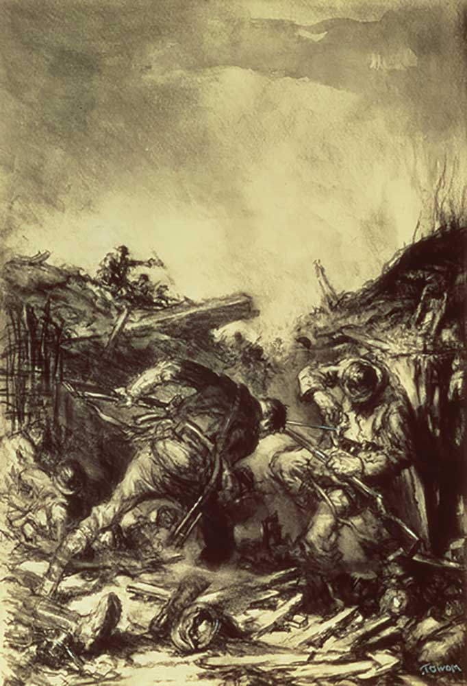 Grabenkampf, 1918 von Harold James Mowat