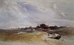 Gillingham on the River Medway, Kent 1841  over