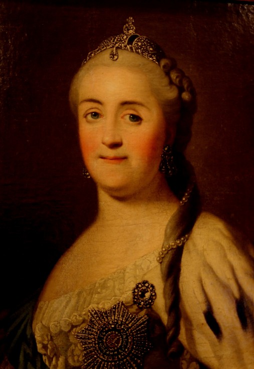 Porträt der Kaiserin Katharina II. (1729-1796) von Heinrich Buchholz