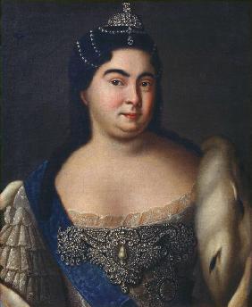 Porträt der Kaiserin Katharina I. (1684-1727) 1724