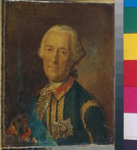 Porträt des Ingenieurs, Generalfeldmarschalls und Politikers Burkhard Christoph Graf von Münnich (16 1764