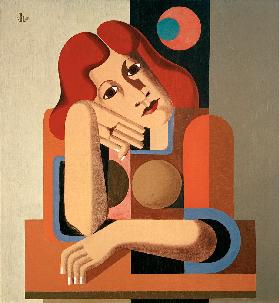 Melancholisches Mädchen 1930