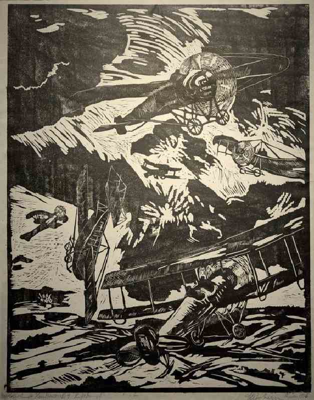 Luftschlacht von Heinrich Steinhagen
