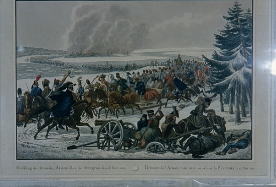 The retreat of the French army from Moscow in 1812 von Heinrich August Mansfeld