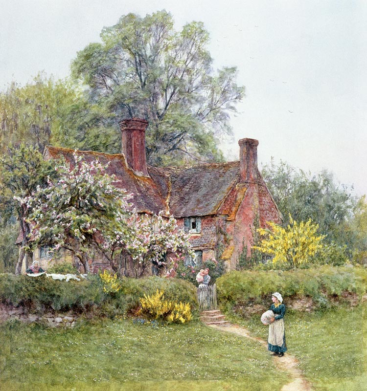 Cottage at Chiddingfold von Helen Allingham