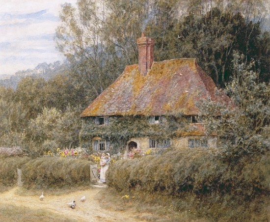 Valewood Farm under Blackwood, Surrey von Helen Allingham