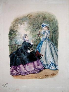 Afternoon Dress for Women 1863  on