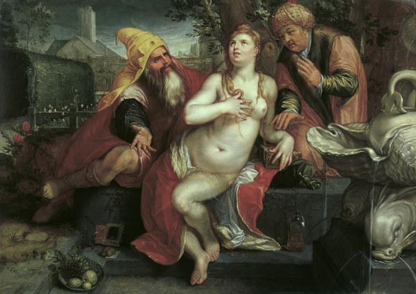 H.Goltzius, Susanna und die Alten von Hendrick Goltzius