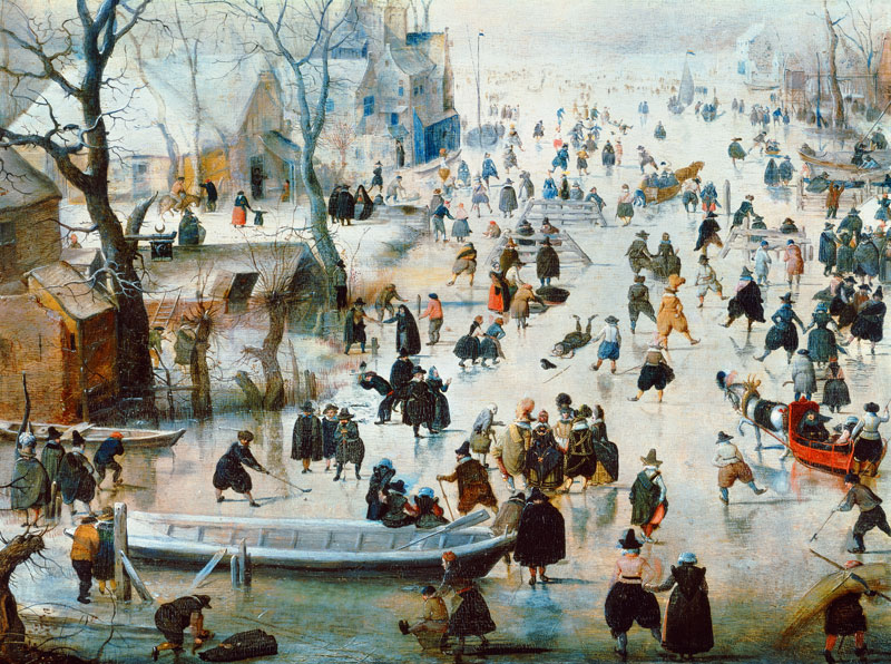 Winter Games  (detail of 186452) von Hendrik Averkamp