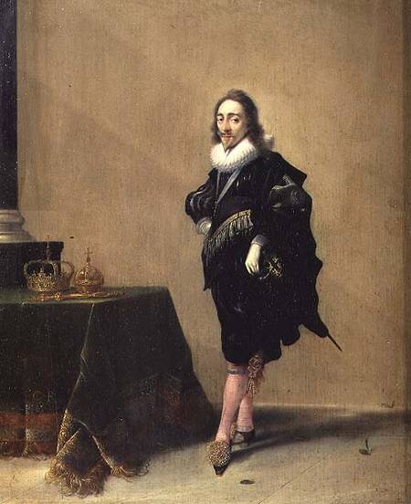 Portrait of Charles I (1600-49) von Hendrik Gerritsz. Pot