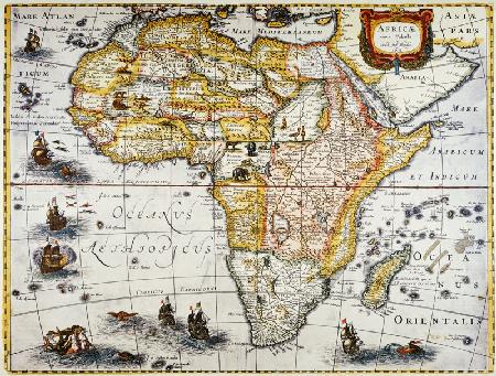 Afrika / Landkarten:-"AFRICAE nova Tabula" 1631
