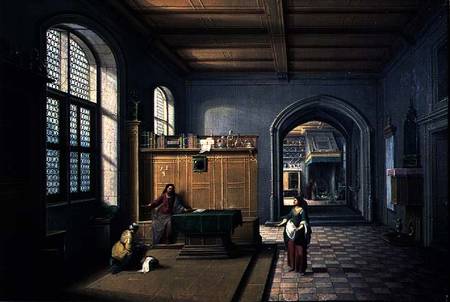 Christ in the House of Martha and Mary von Hendrik van Steenwyk