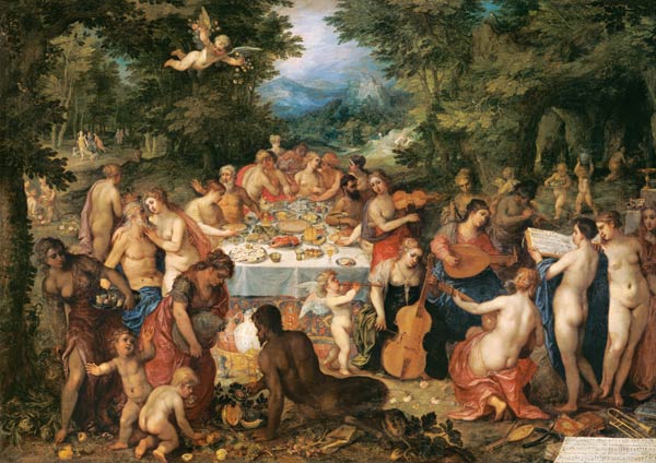 The Banquet of the Gods von Hendrik van the Elder Balen