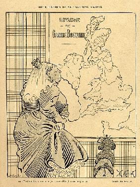 Cartoon of Queen Victoria, from ''Le Rire'', 22nd April 1899