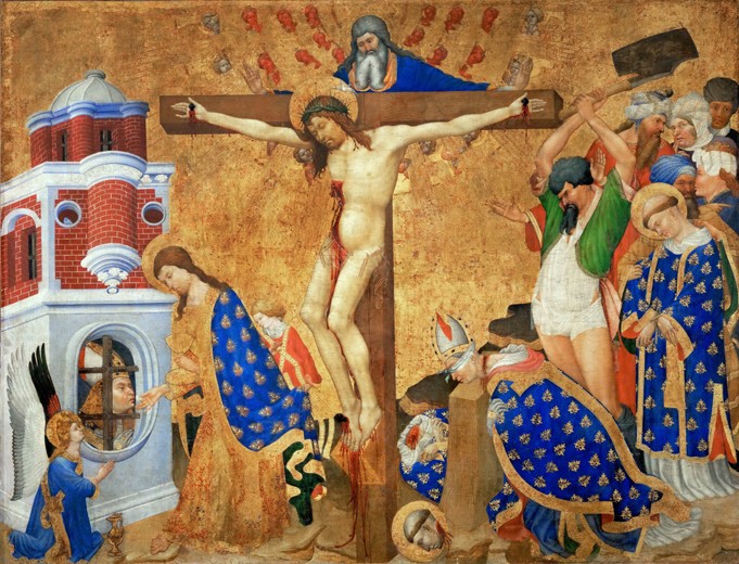 Die letzte Kommunion und das Martyrium des heiligen Dionysius von Henri Bellechose