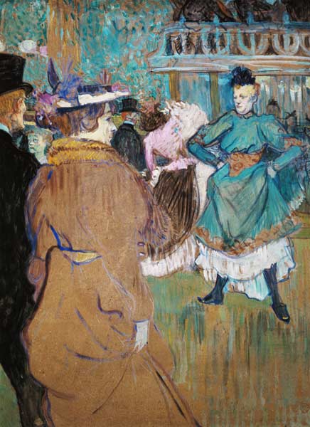Quadrille im Moulin Rouge von Henri de Toulouse-Lautrec
