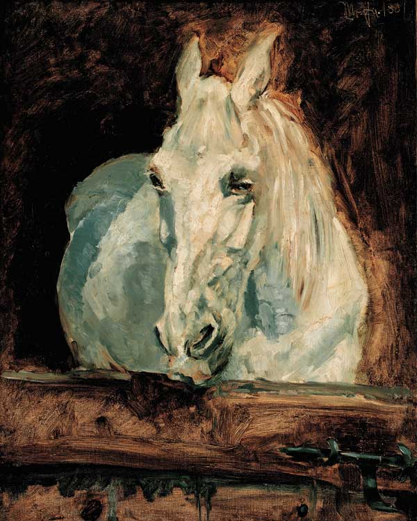 Das weiße Pferd Gaz von Henri de Toulouse-Lautrec