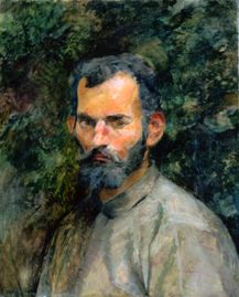 Bildnis eines bärtigen Mannes. von Henri de Toulouse-Lautrec