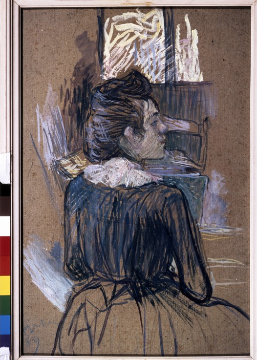 Dame am Fenster von Henri de Toulouse-Lautrec