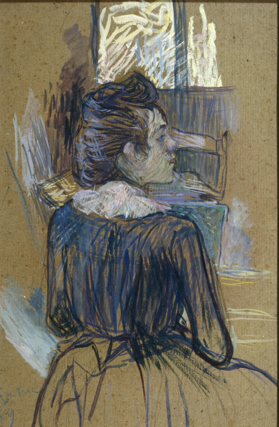 Frau am Fenster von Henri de Toulouse-Lautrec