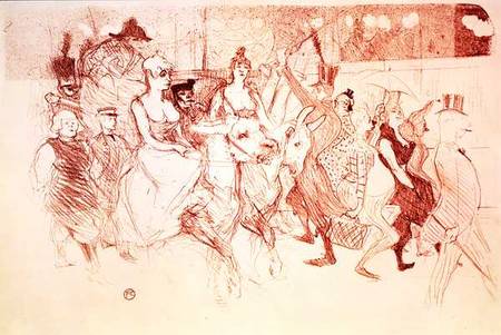 A Gala at the Moulin Rouge von Henri de Toulouse-Lautrec