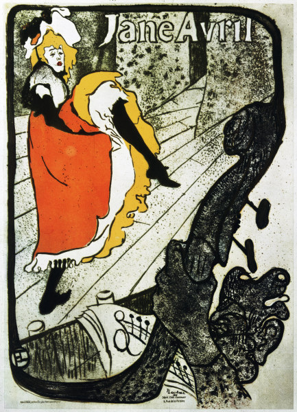 Jane Avril von Henri de Toulouse-Lautrec