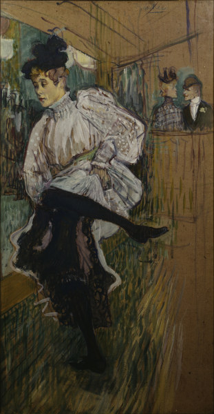 Jane Avril dansant von Henri de Toulouse-Lautrec
