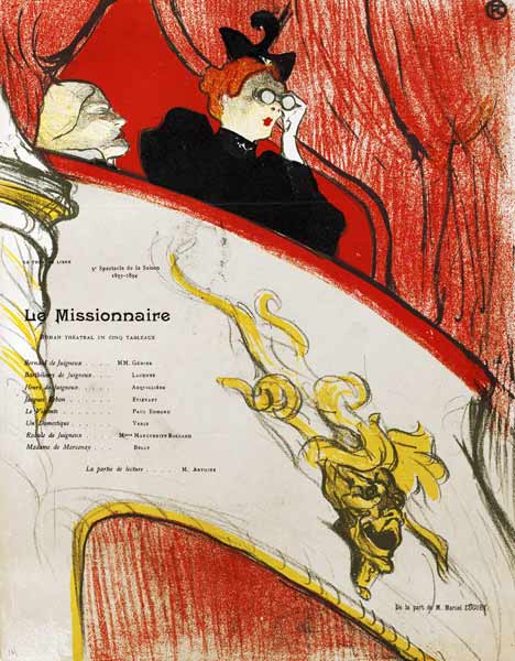 Le Missionaire (Plakat) von Henri de Toulouse-Lautrec
