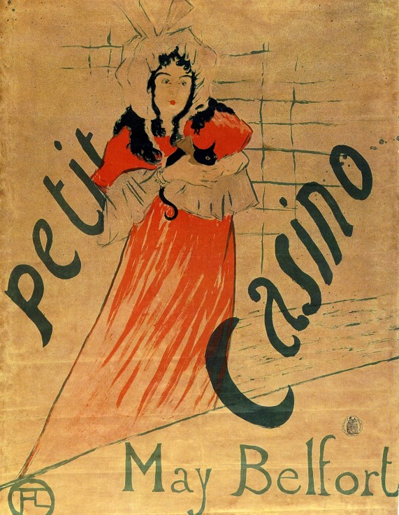 May Belfort, Petit Casino (Plakat) von Henri de Toulouse-Lautrec