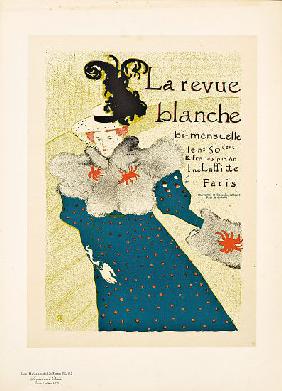 Reproduction of a poster advertising 'La Revue Blanche' 1895