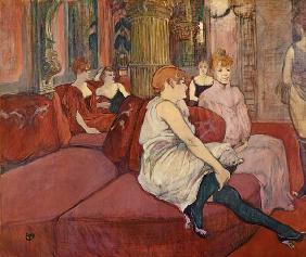 Im Salon in der Rue des Moulins 1894