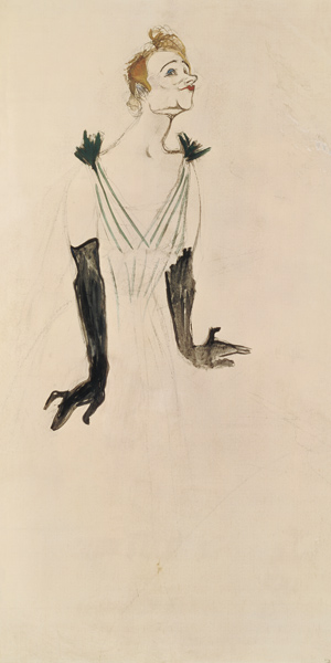Yvette Guilbert (1865-1944) von Henri de Toulouse-Lautrec