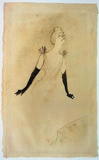 Yvette Guilbert von Henri de Toulouse-Lautrec