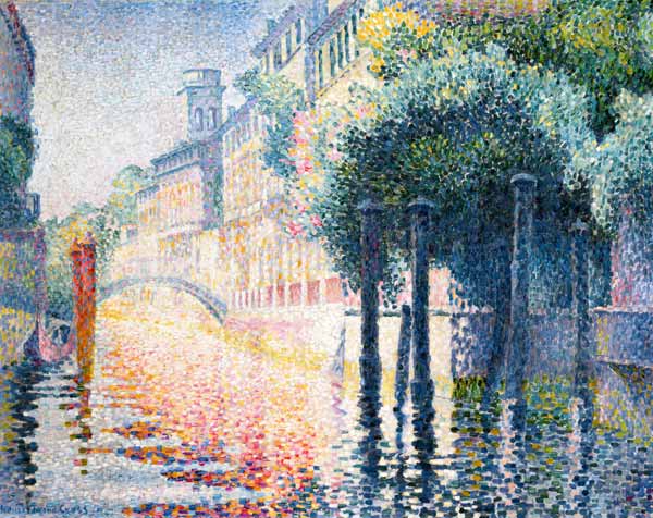Kanal in Venedig von Henri-Edmond Cross