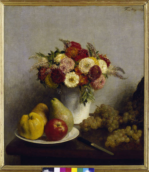 H.Fantin-Latour, Fleurs et fruits von Henri Fantin-Latour