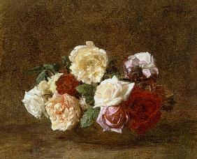 Roses in a bowl 1884