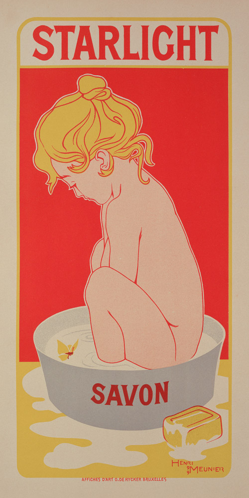 Reproduction of a poster advertising 'Starlight Soap' von Henri Georges Jean Isidore Meunier